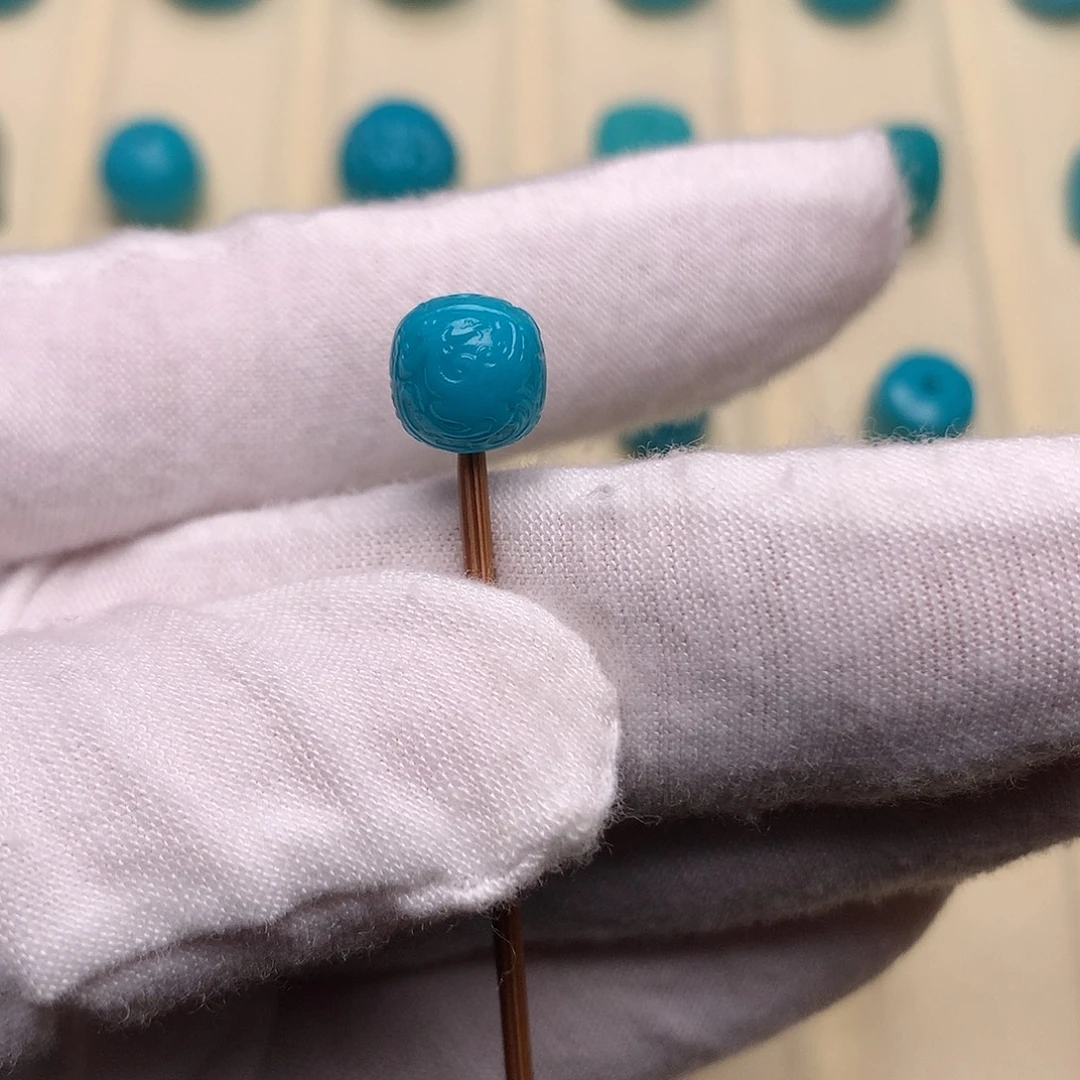 绿松石未镶嵌绿松石龙凤8.3