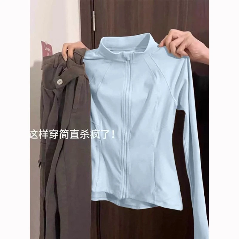 修身防晒衣女凉感冰丝防紫外线上衣夏季运动2025新款外套防晒服