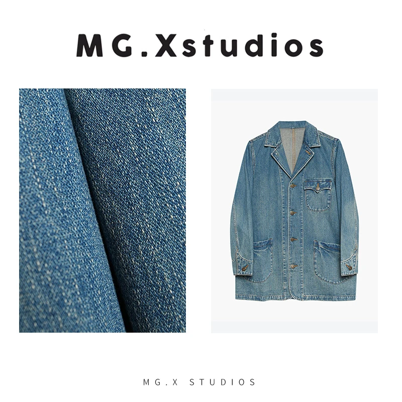 【环游记】MGX春季薄款宽松短外套复古版牛仔布夹克M51F3311W2BV