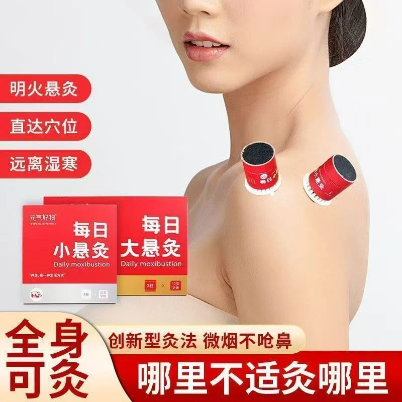 【每日小县灸】全身用艾灸艾柱控温小悬灸随身灸无烟艾灸盒