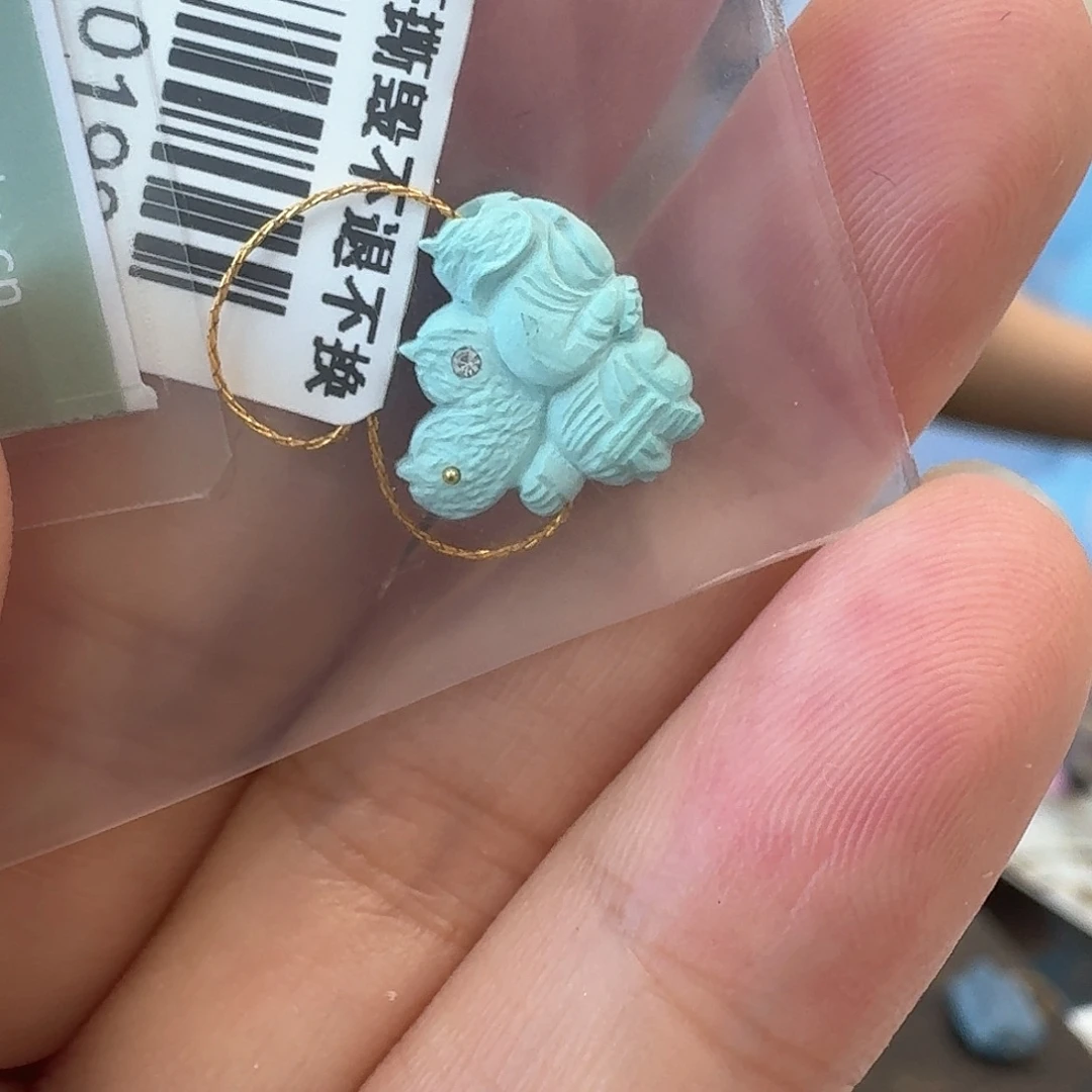 未镶嵌绿松石珠宝奇石