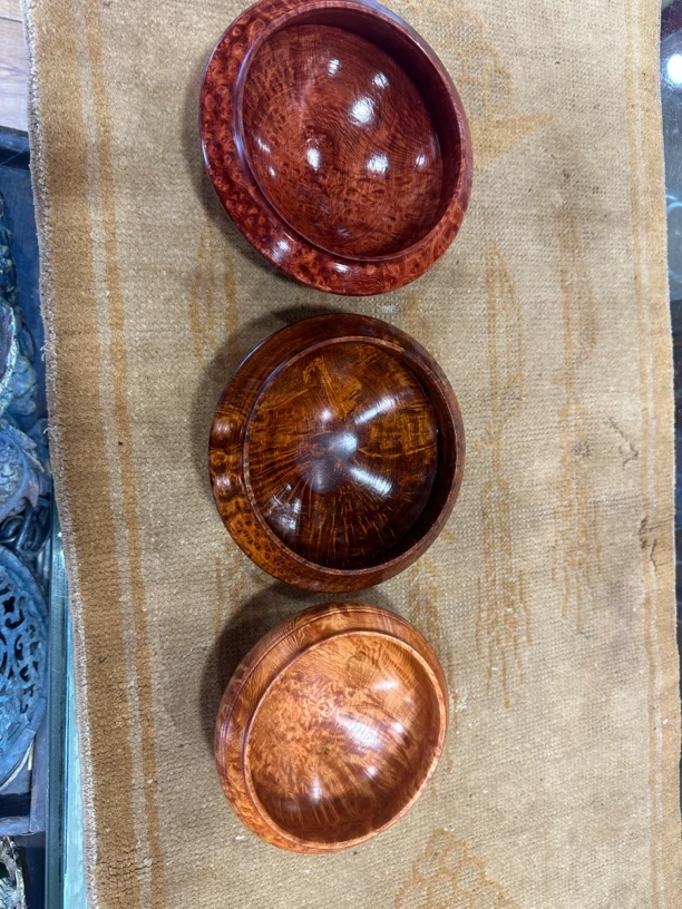 中国风简约仿古17.5×9.5cm海黄摆件