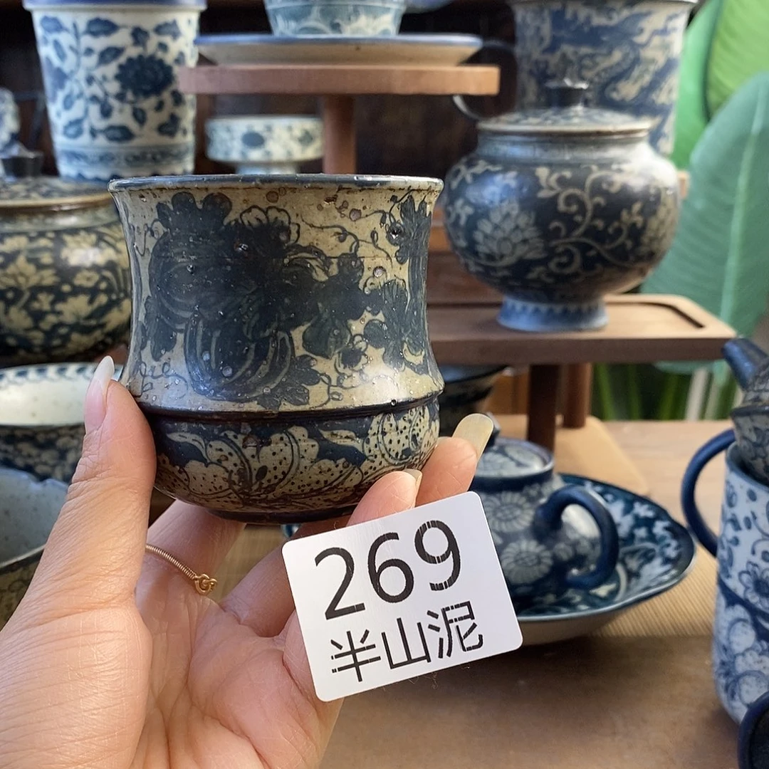 陶手工手绘青花高温陶瓷