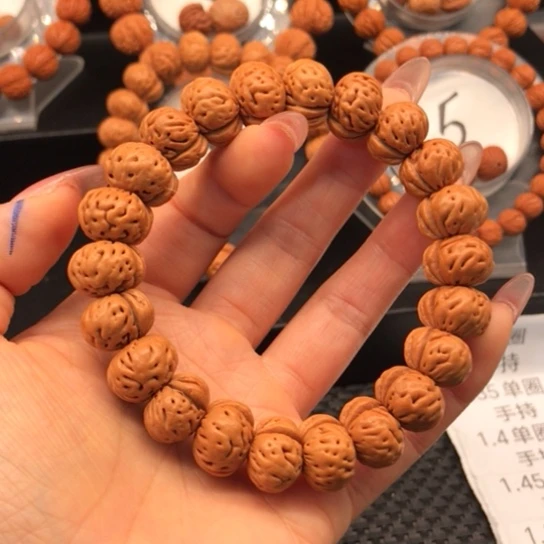 桃核吊坠蟠桃单圈1.5