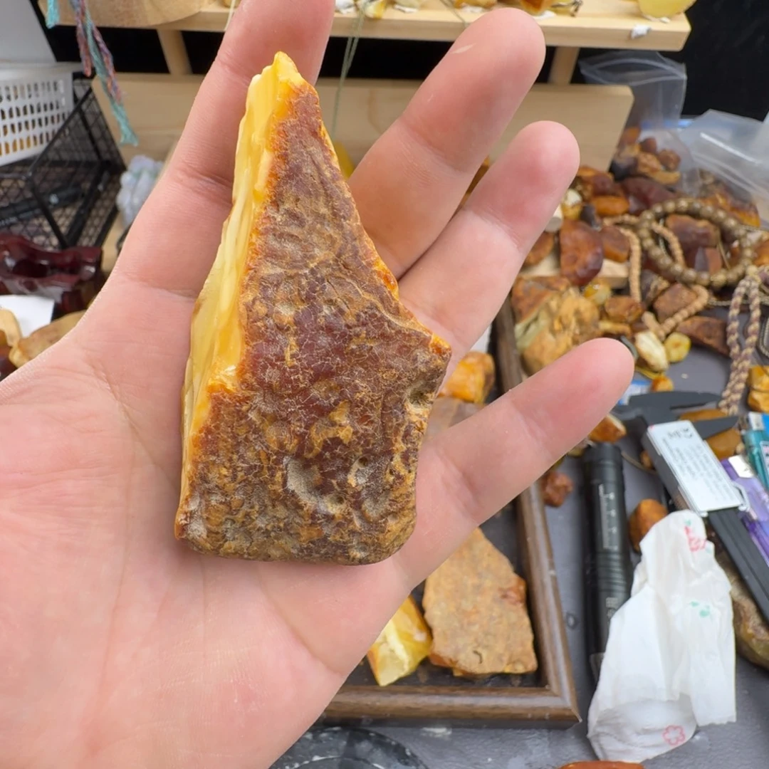 ****定制琥珀未镶嵌43.9