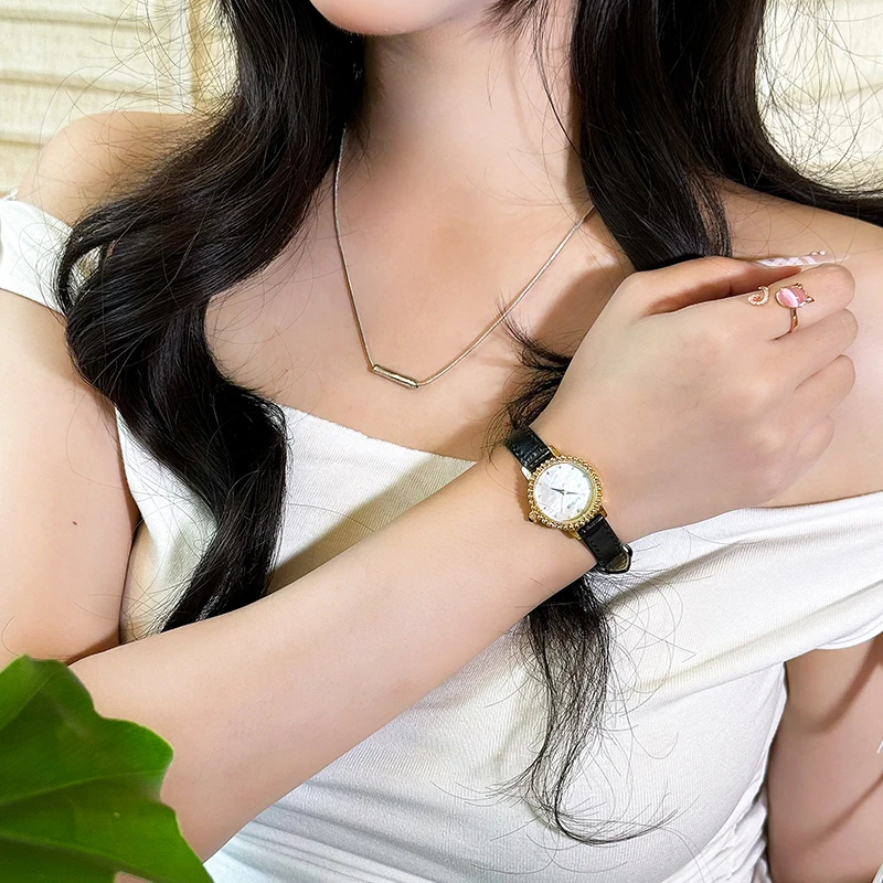 EPOPER/依宝珀玫瑰棋盘系列女士手表轻奢复古小众生日礼物女式表