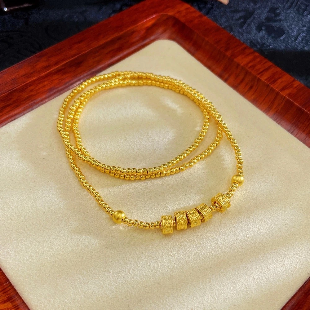 【菲菲专享】足金999 六字真言路路通满圈金珠 国庆中秋（共287件）