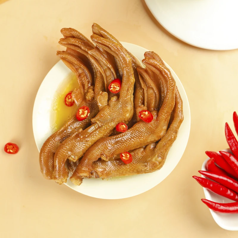 （到手20个可试吃一个）龙岩泡鸭爪福建特产美食休闲零食香脆鸭掌