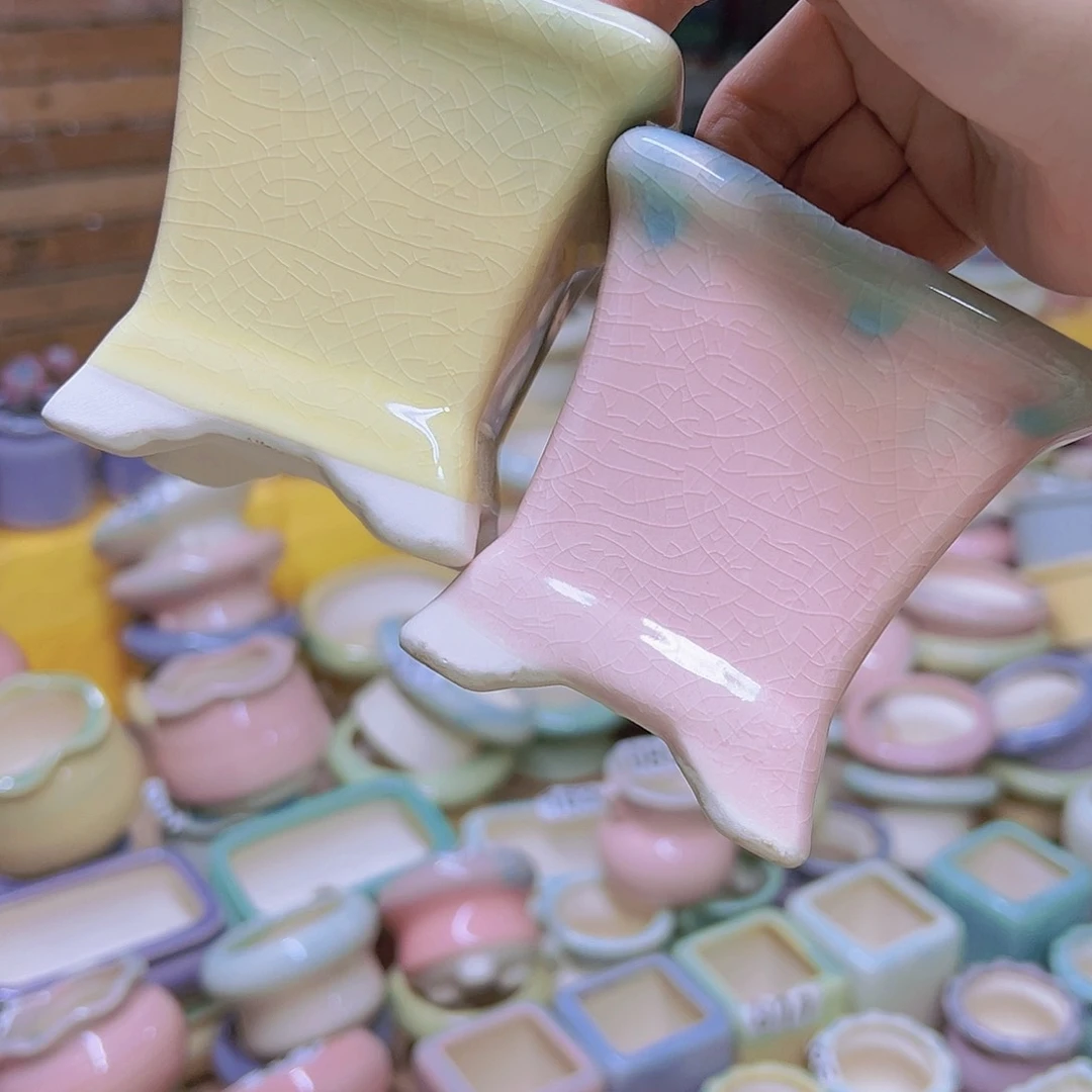 红陶陶瓷花盆当场满12包邮