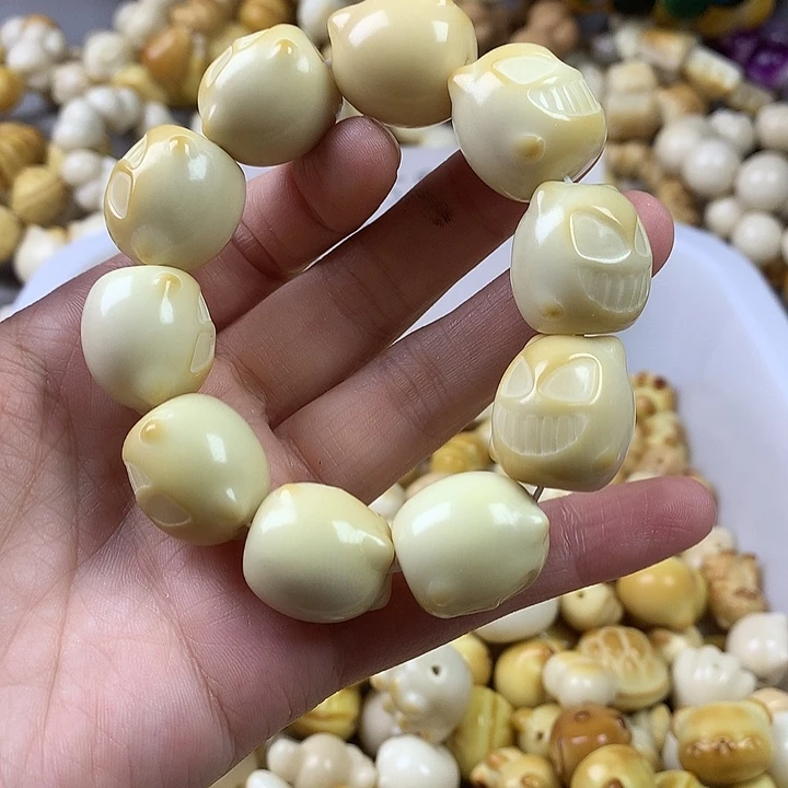 菩提根/象牙果手串象牙果瑕疵 不退不换