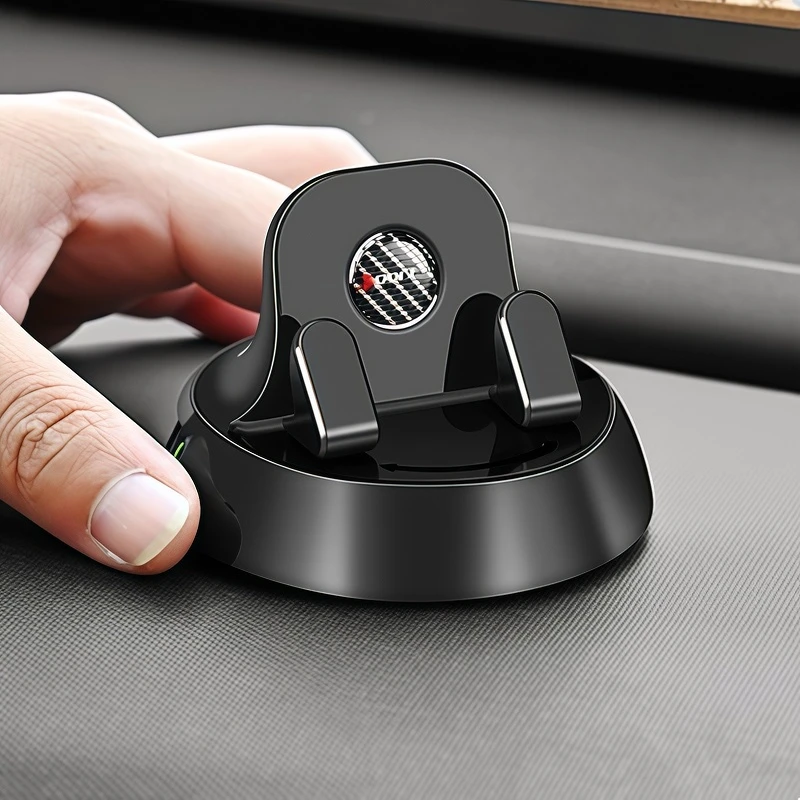 车载手机支架车内中控台粘贴式专用360°旋转导航支撑号码牌二合一