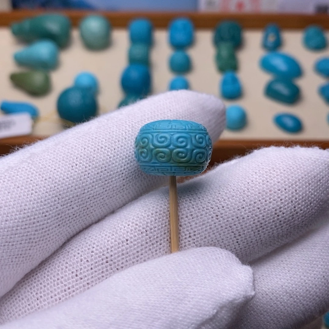 绿松石未镶嵌绿松石回纹15.6