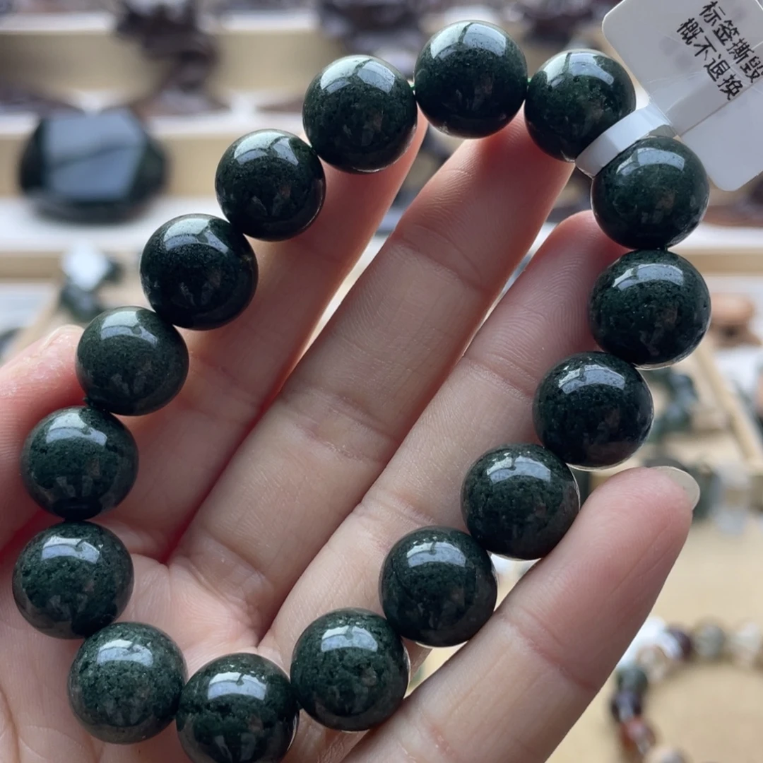 手链水晶未镶嵌绿幽灵满盆手串