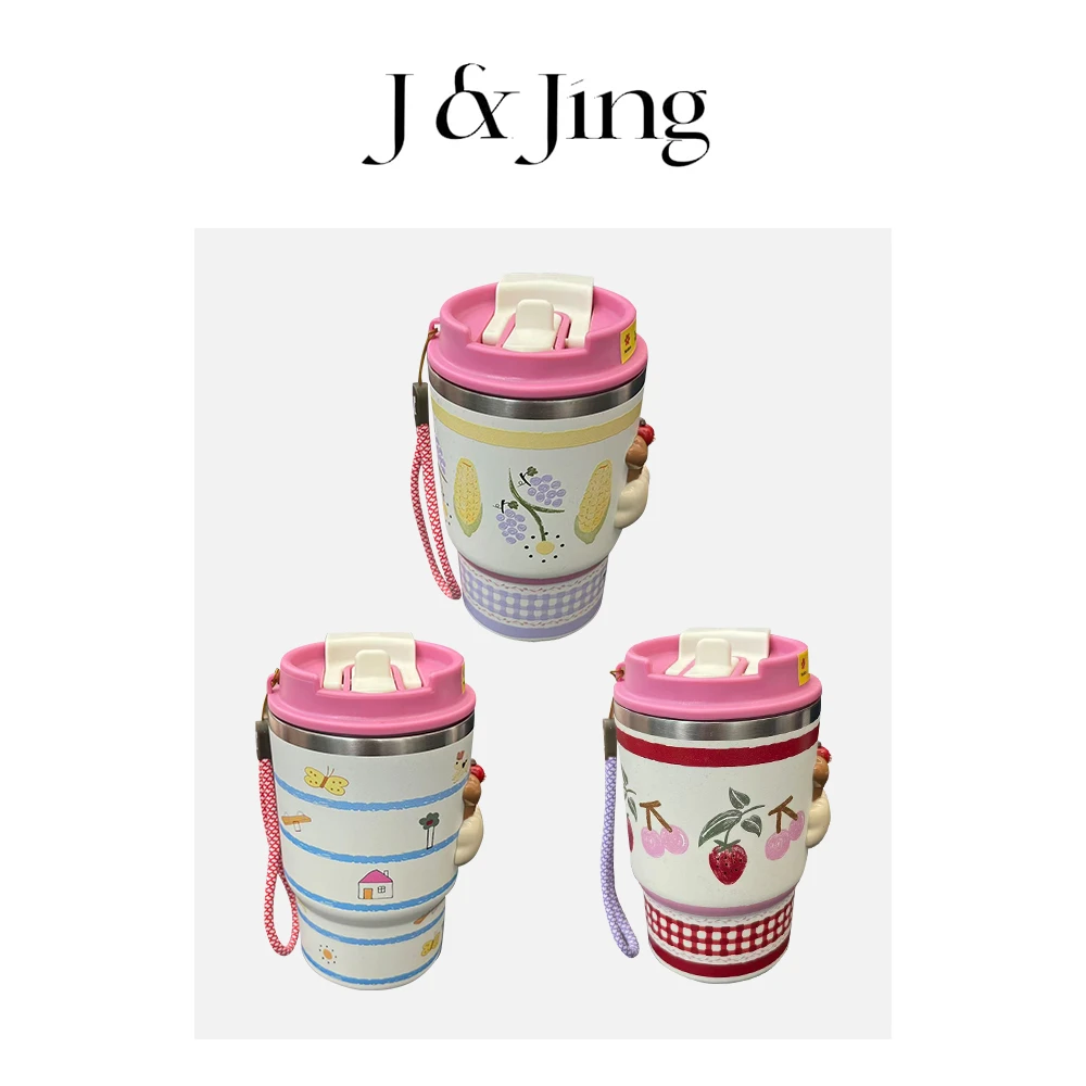 J&Jing-「爆米花系列-保温杯」-可爱卡通保温杯ZX142