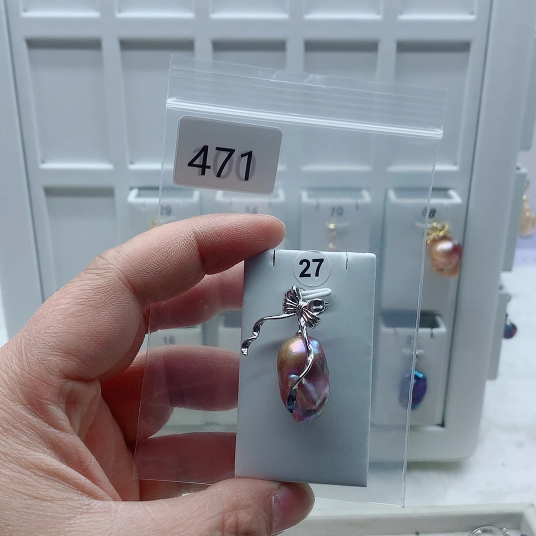 吊坠(不含链)合金淡水珍珠