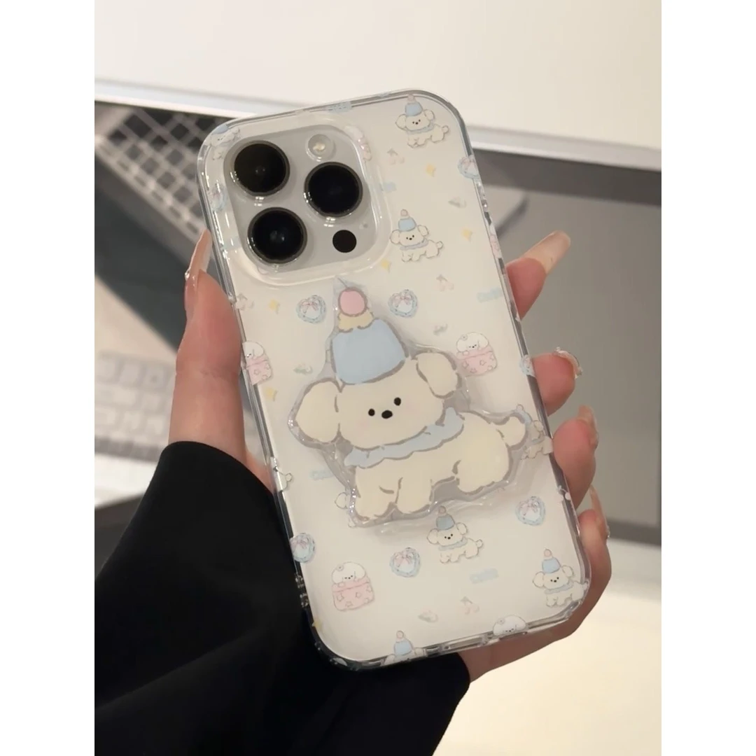 帽子狗适用苹果iphone小米15/14/13promax防摔vivo华为oppo手机壳