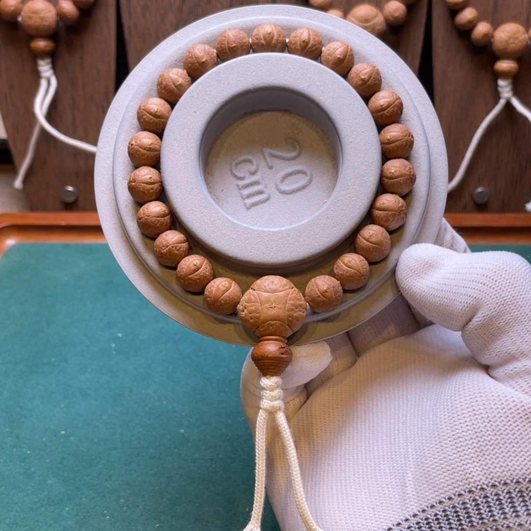 凤眼菩提手串10.3mm到10.6mm精挑粉红皮树王