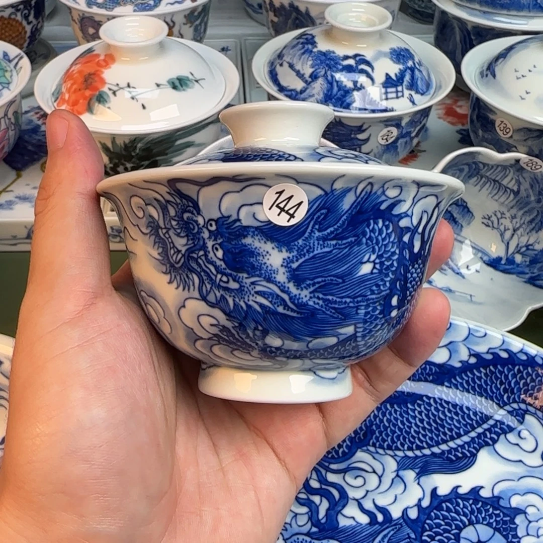 彦祖纯手工手绘茶具144