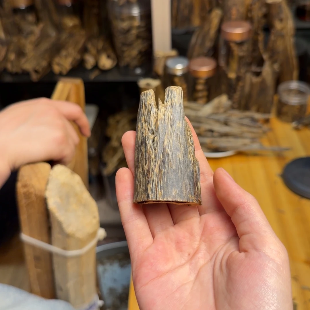 沉香碎屑沉香张勺子14克