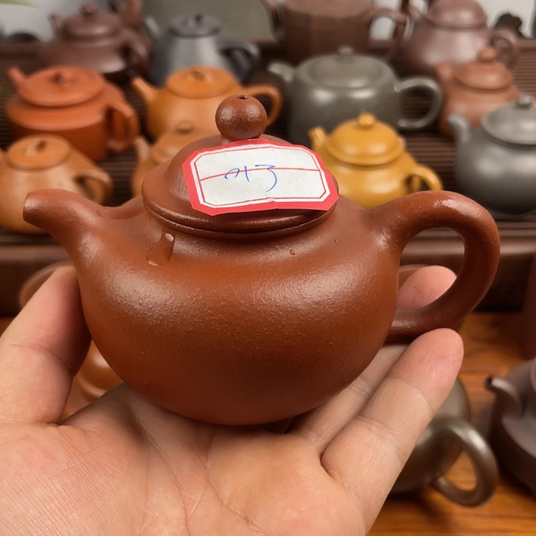 紫砂茶宠朱泥0013