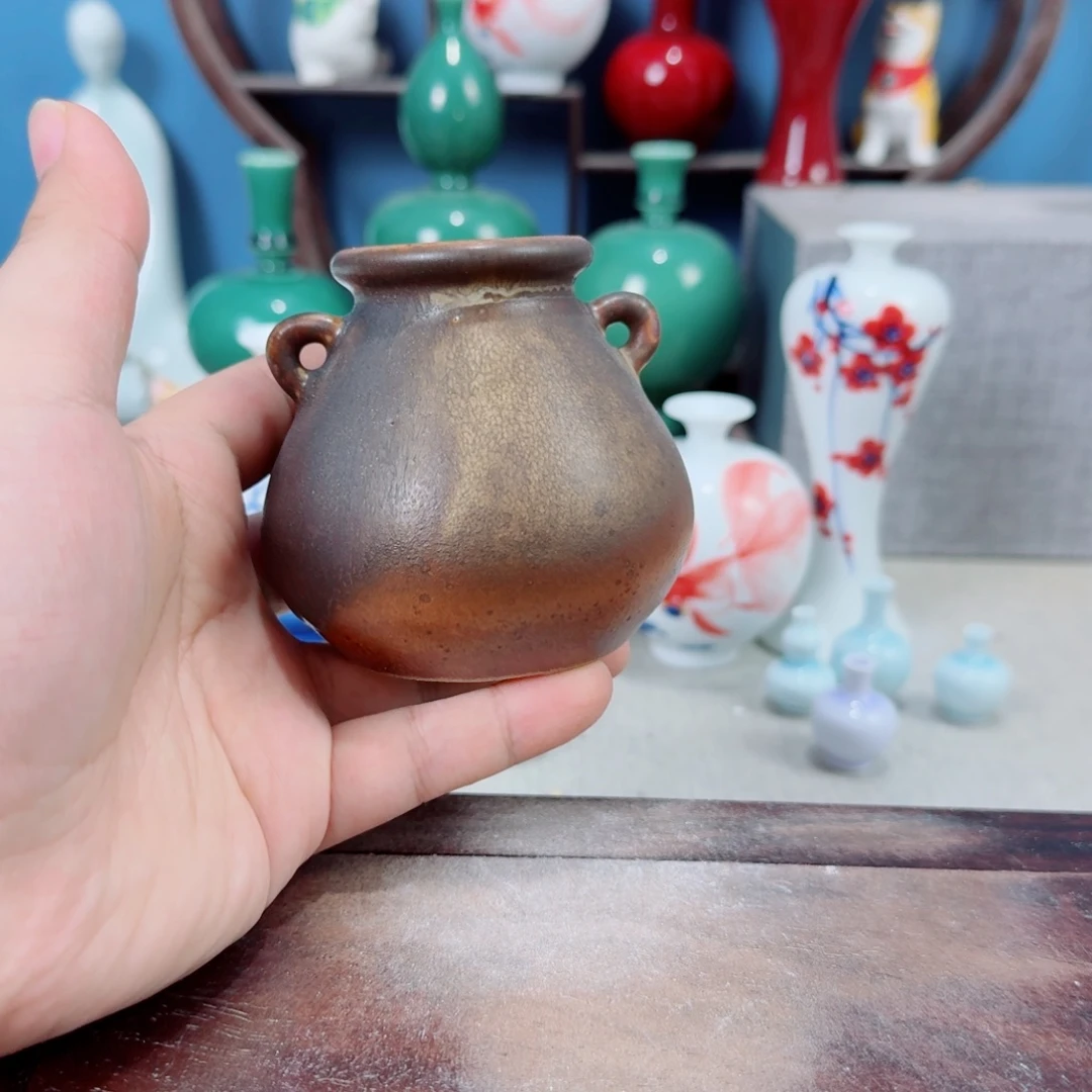 陶瓷手工小花器摆件