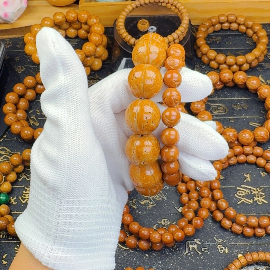 田***手串桃核18尺寸加9尺寸龙纹