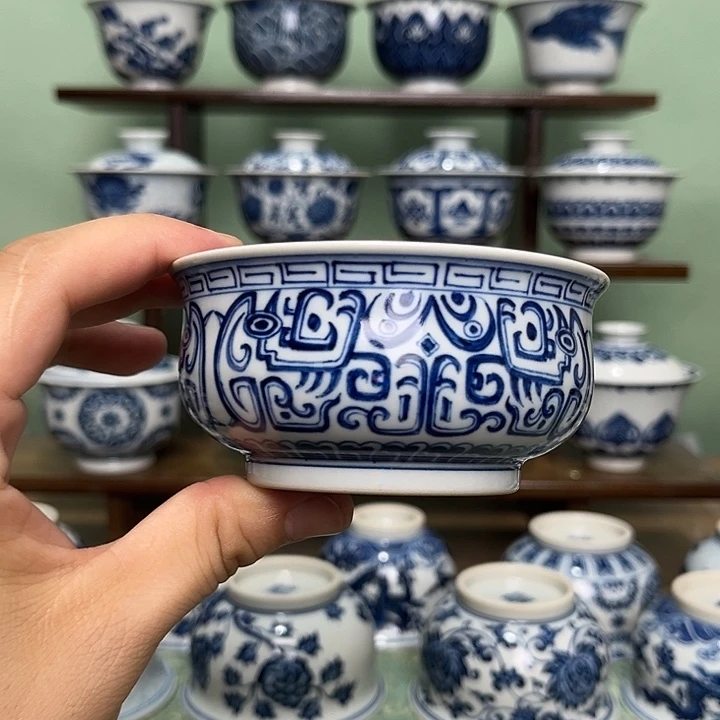 饕餮纹卢氏杯满杯150毫升