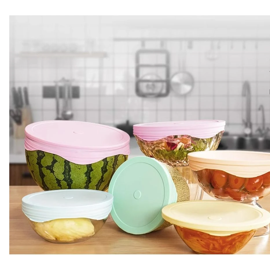 家用厨房圆形马卡龙保鲜盖