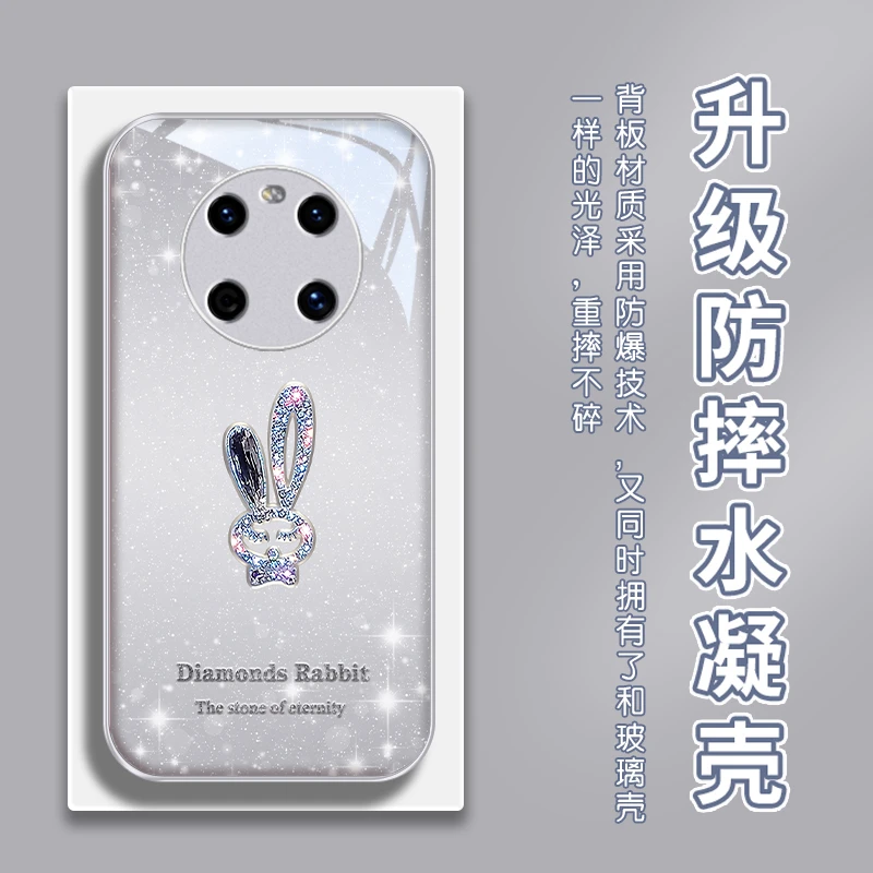 四角防摔适用华为mate50/40手机壳Mate40pro网红水凝壳mate50pro