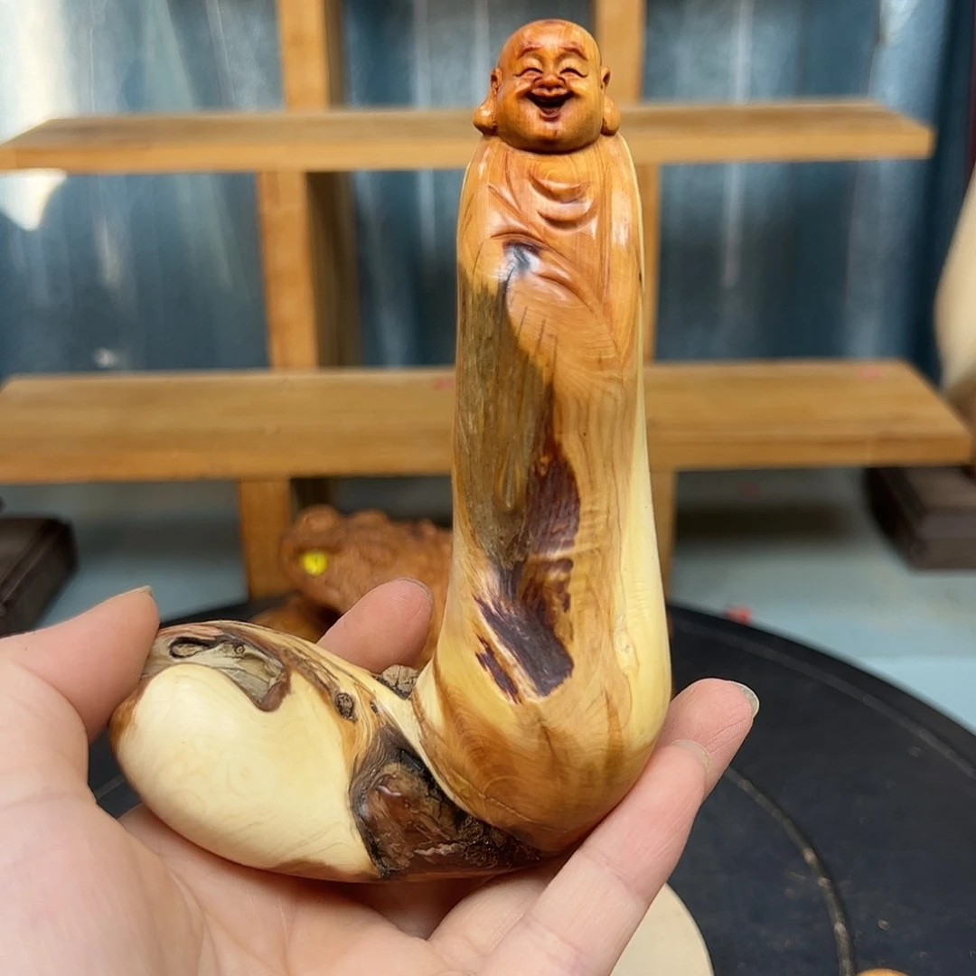 木?****?崖柏木摆件手把件