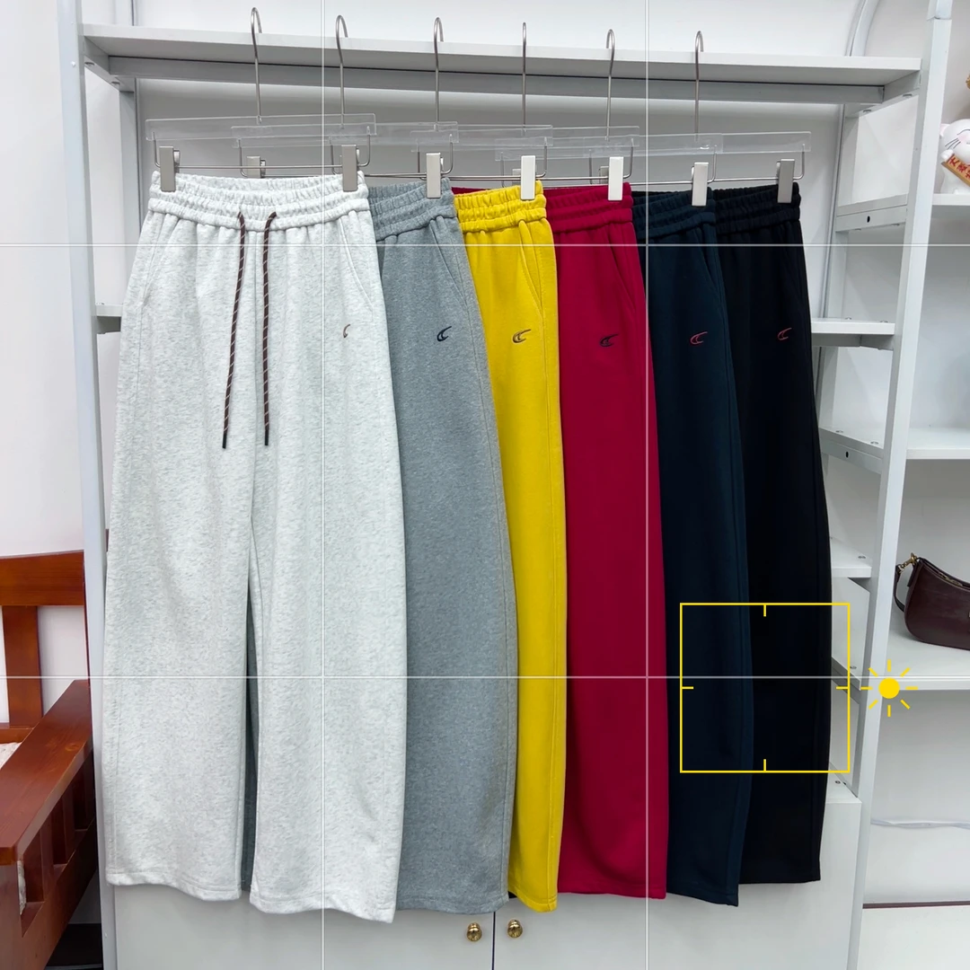 6995刺绣弯刀阔腿裤（裤长102左右）