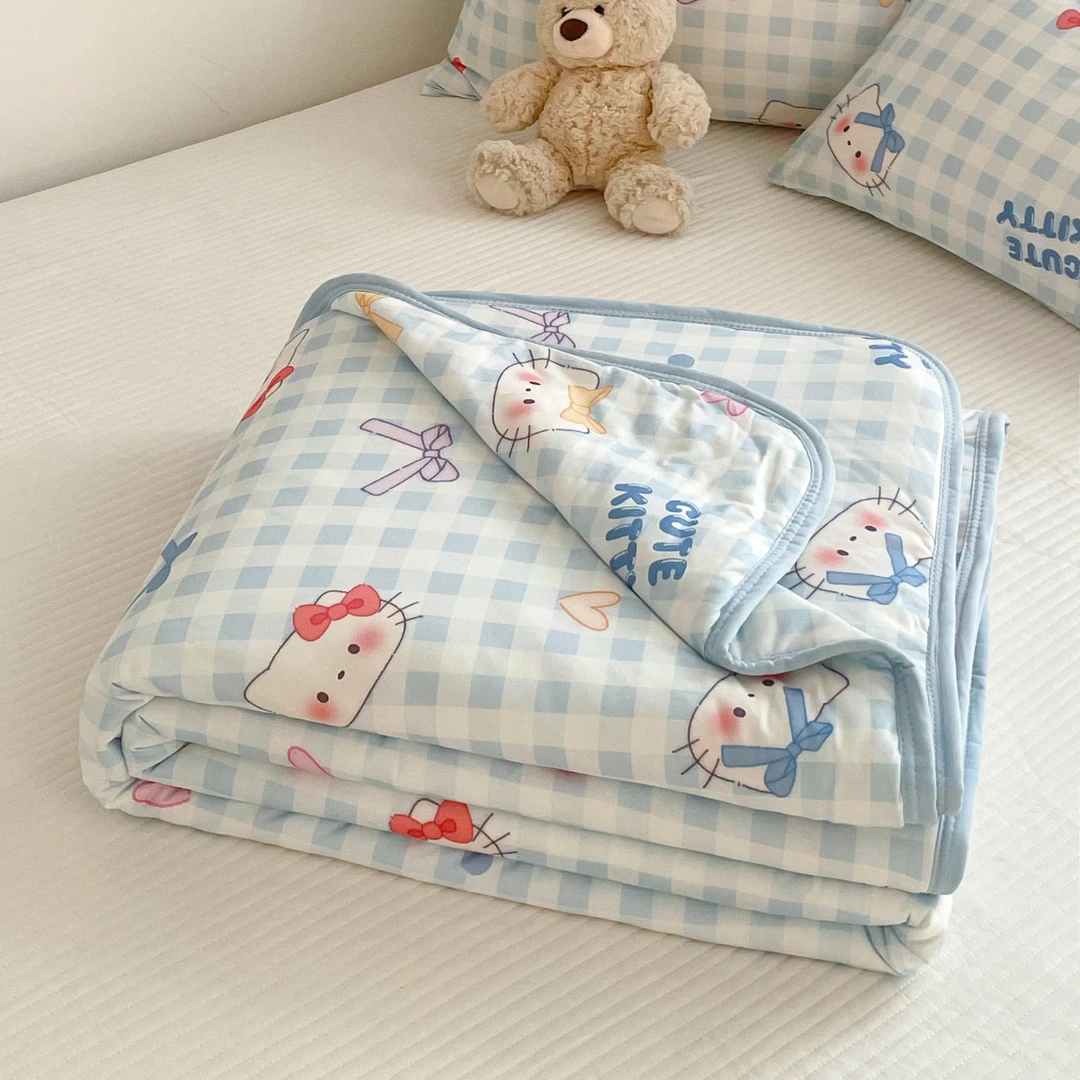 特！小玲子  针织棉夏被  亲肤柔软针织棉印花夏被 被子被芯