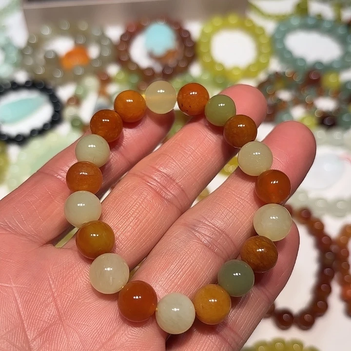 蛇纹石玉未镶嵌手串