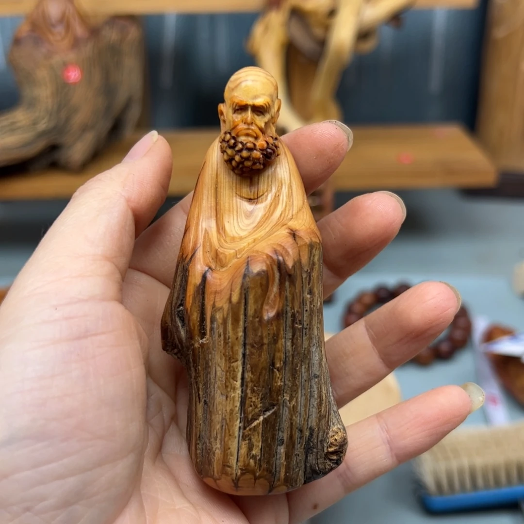 柏木崖柏木摆件手把件49