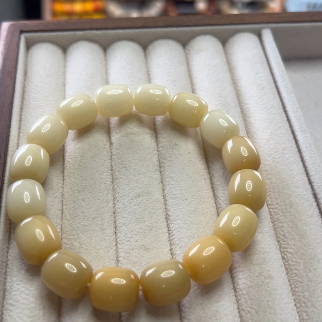 菩提根/象牙果手串卡13年糕玉化微瑕