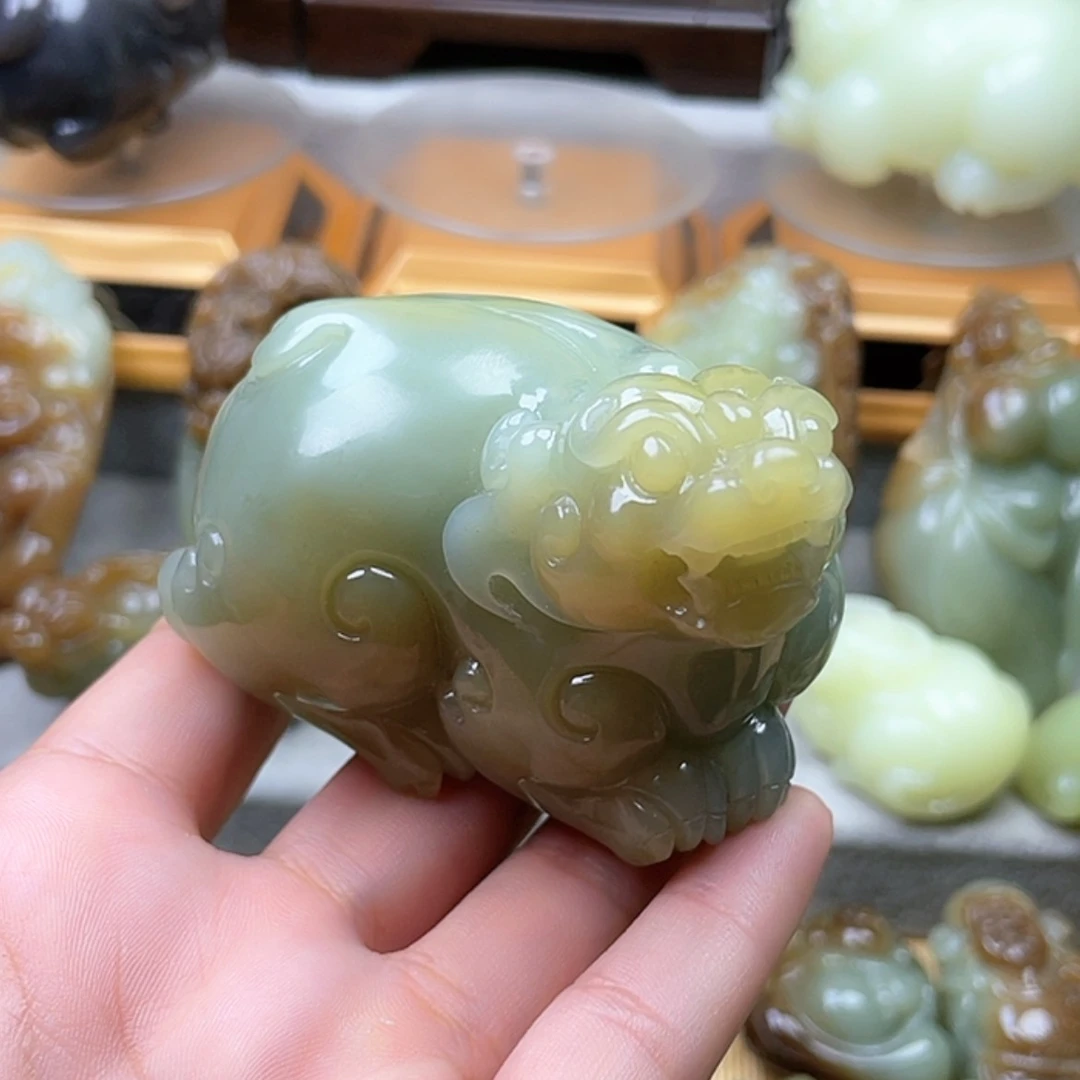 【闪购商品】和田玉未镶嵌挂件缘*