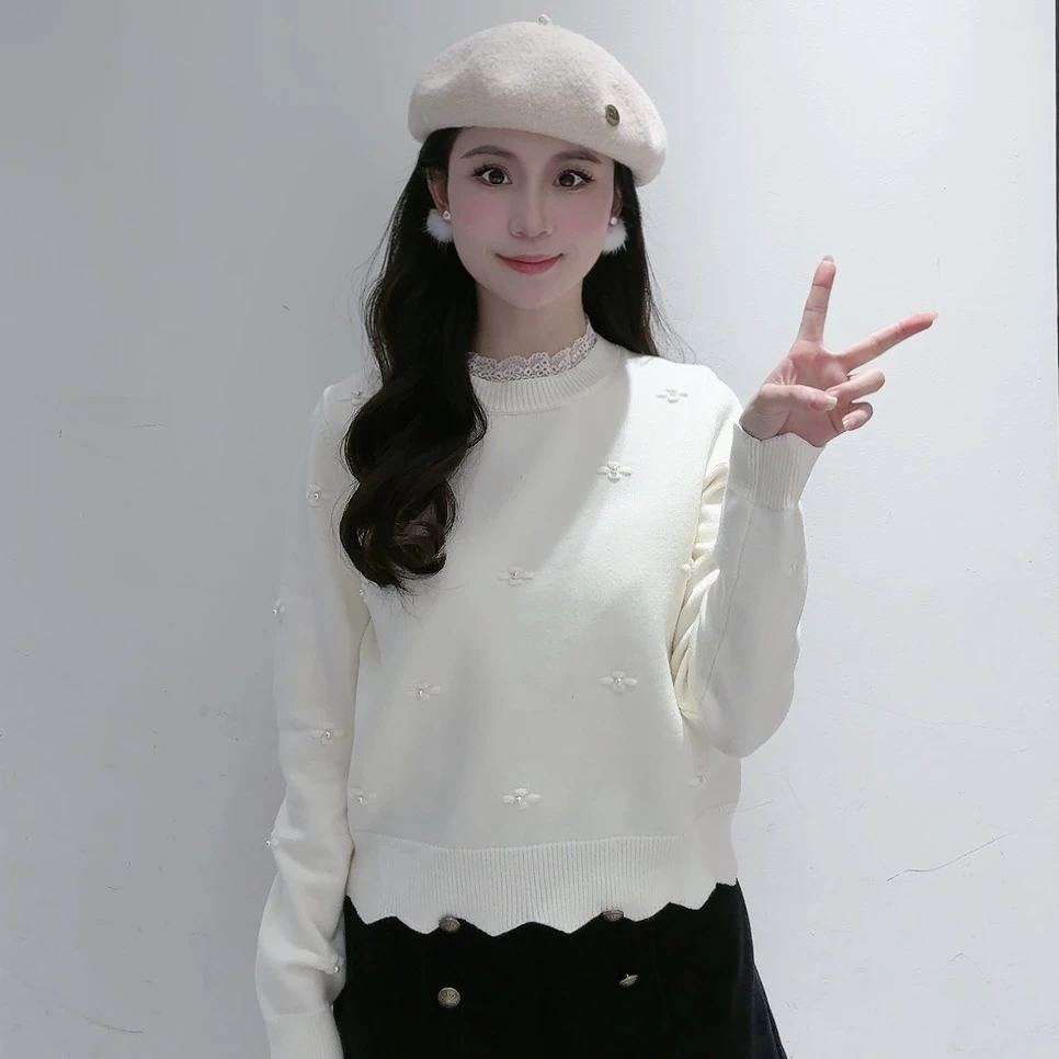 IEF/爱依服2025秋冬新款时尚温柔风气质优雅显瘦百搭毛织上衣