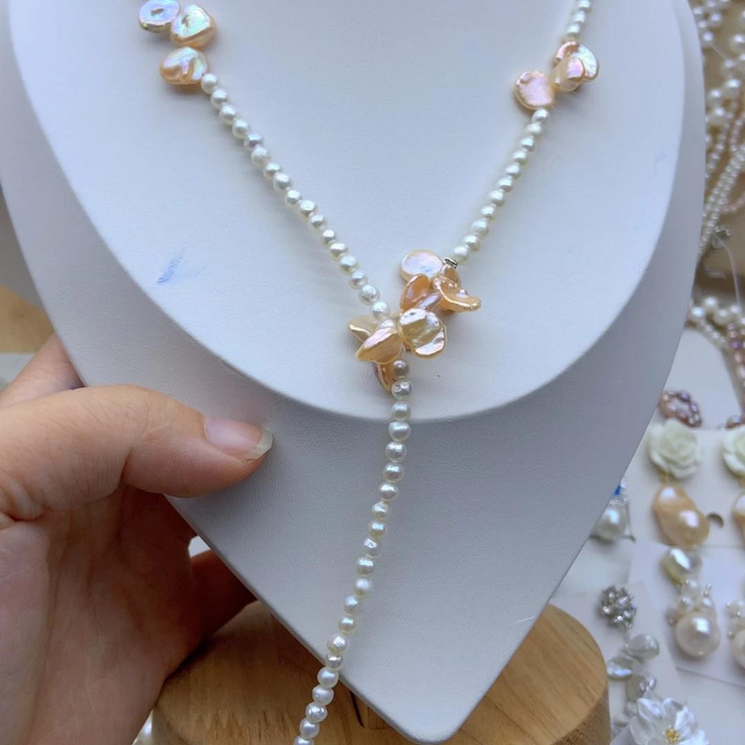 淡水珍珠耳饰未镶嵌