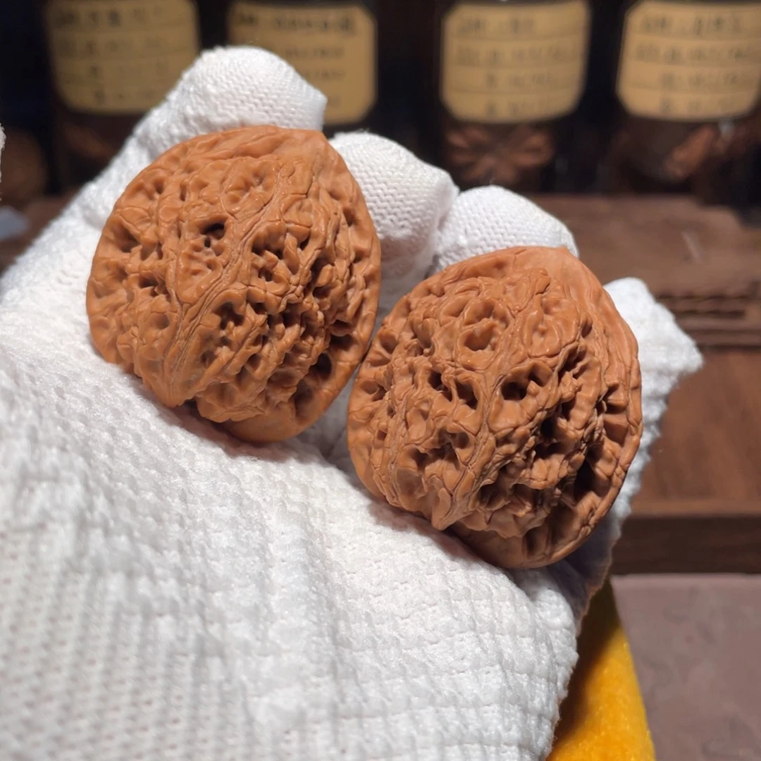 文玩核桃把件40水龙