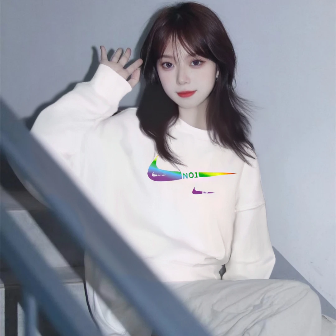 【奥莱专区】时尚专区多款长袖印花圆领大码秋冬卫衣宽松上衣百搭