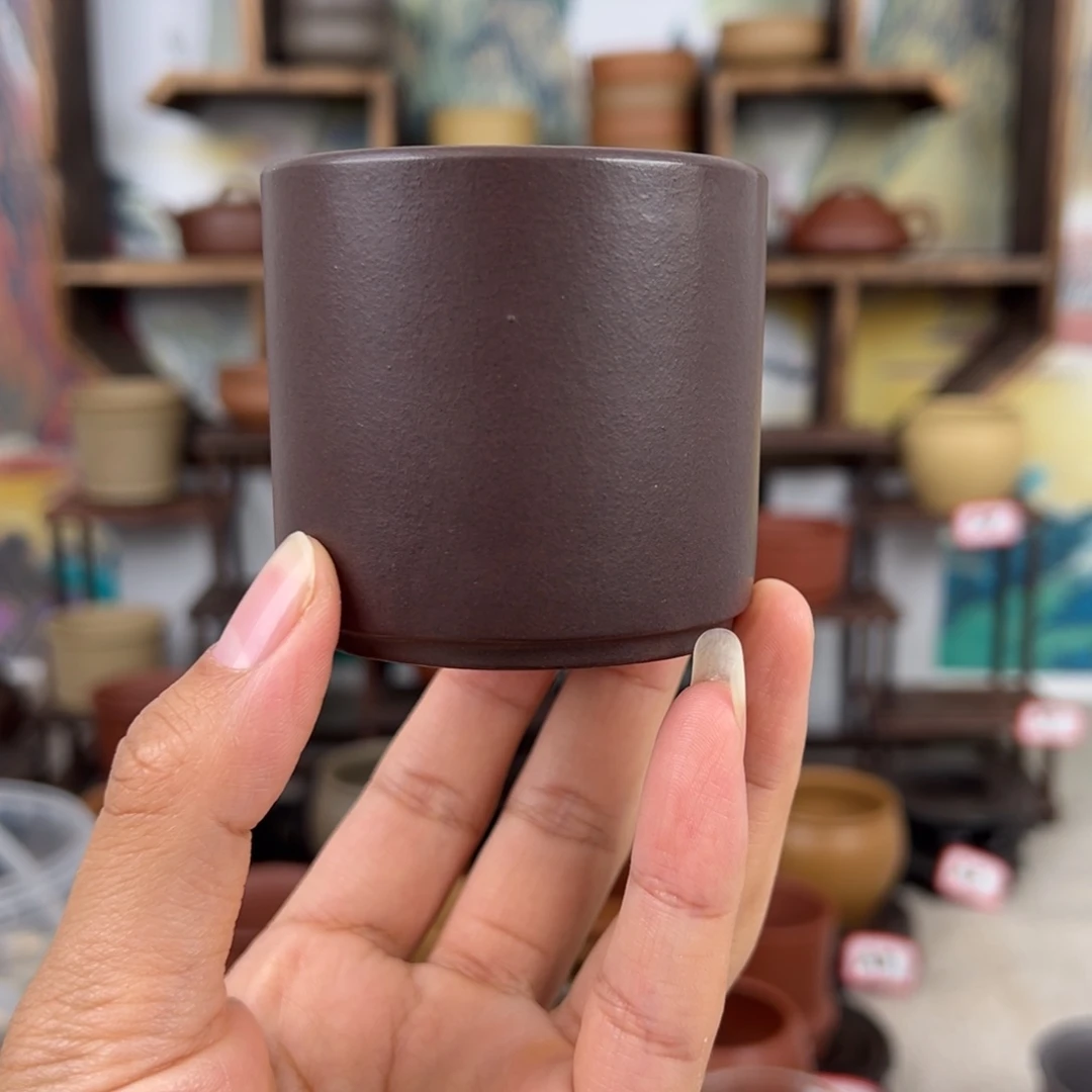 紫砂茶杯拙器甄选，纯原本矿。