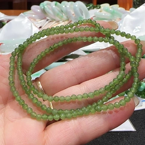 和田玉未镶嵌手链