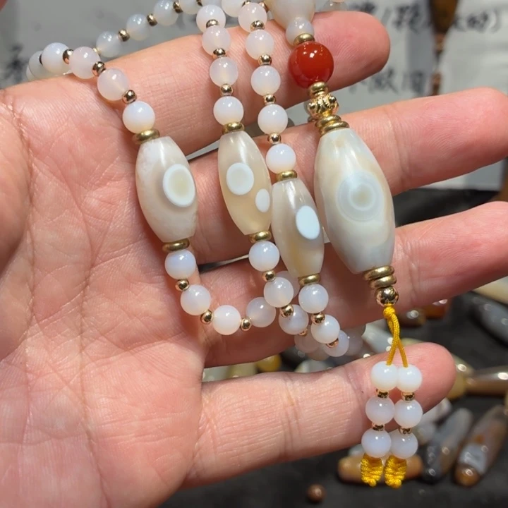 玛瑙/玉髓散珠_HEIMORI 天然天珠