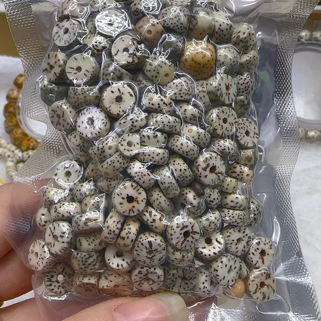 星月菩提手串203哈哈石玉星月菩提散籽