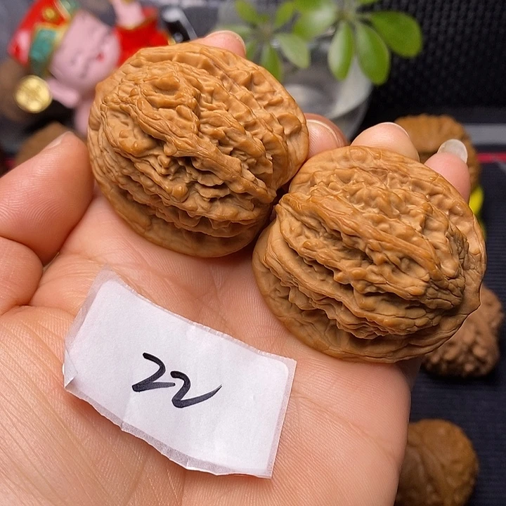 核桃手把件42麦虎58