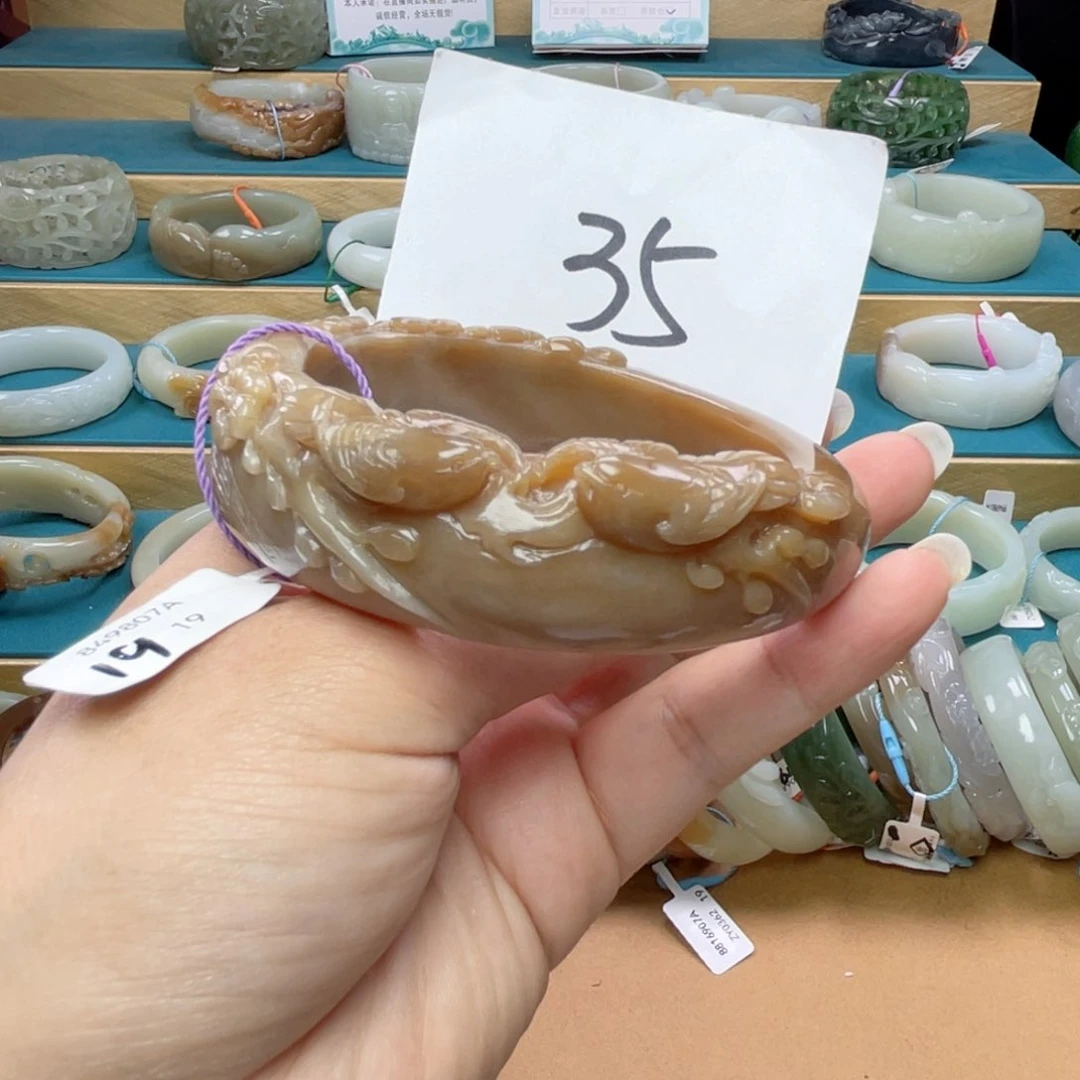 未镶嵌手镯和田玉圈口61
