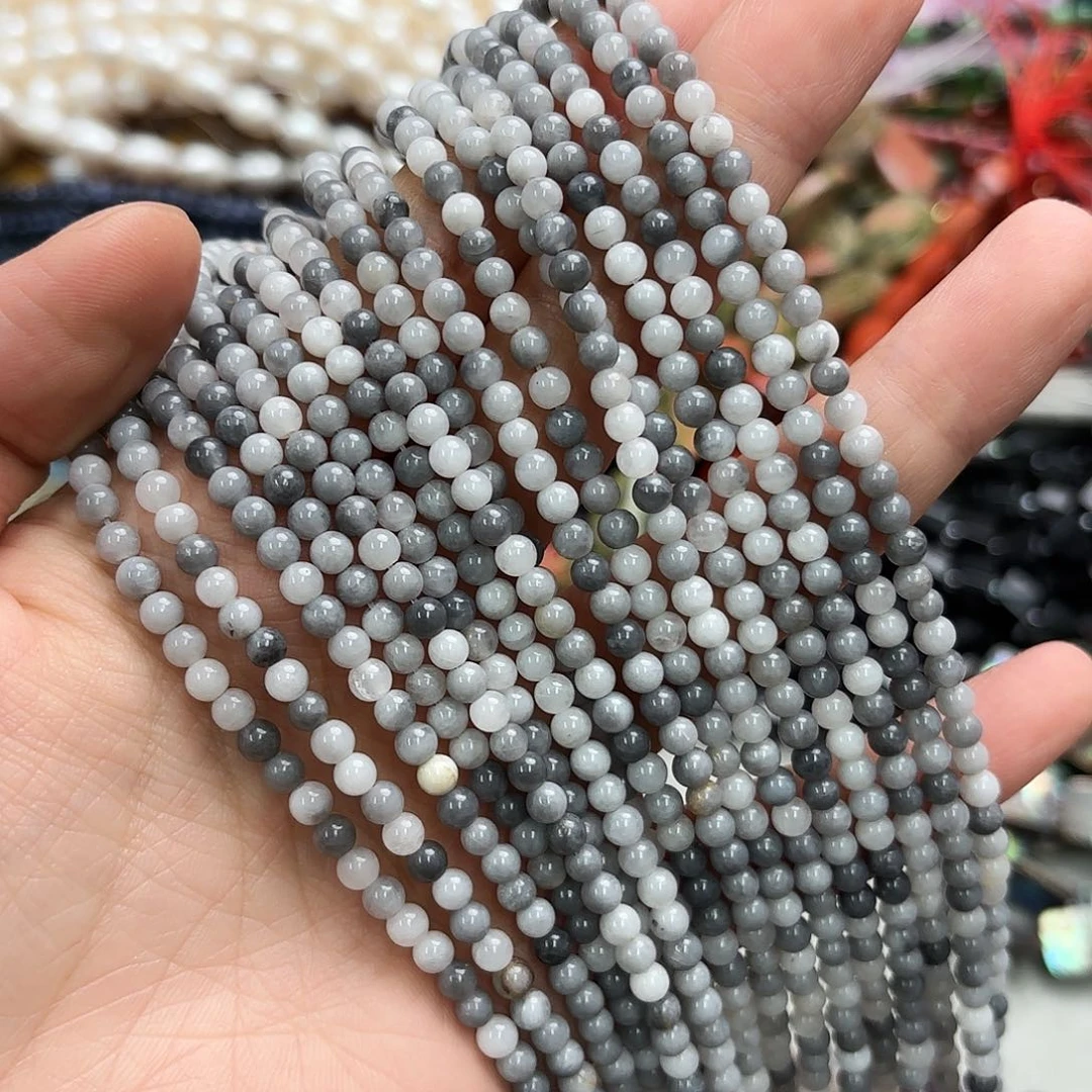 玛瑙/玉髓未镶嵌珠宝半成品卡4鹰眼石