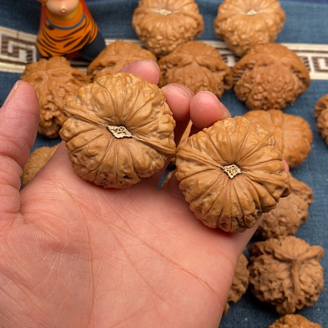 文玩核桃把件43全品南瓜墩