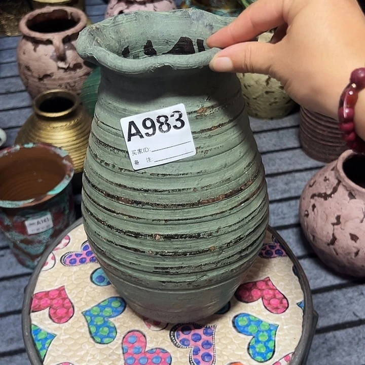 粗陶盆默认打孔高25口13