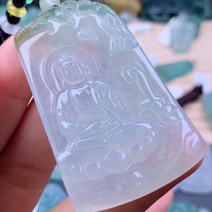 【闪购商品】翡翠颈饰未镶嵌玥*翡翠吊坠